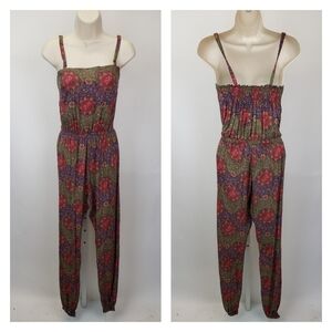 Salinas jumpsuit smocked back size small